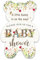 Opomzk Winnie Puuh Einladungskarten für Babyparty für Mädchen, Blumen-Puuh Bär, Babyparty, Bärenform, Einladungskarte, 20 Stück