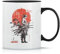 Roronoa Zoro Taza de Té y Café de Cerámica Clásica Blanca Negra y Rosa Mágica 330ml
