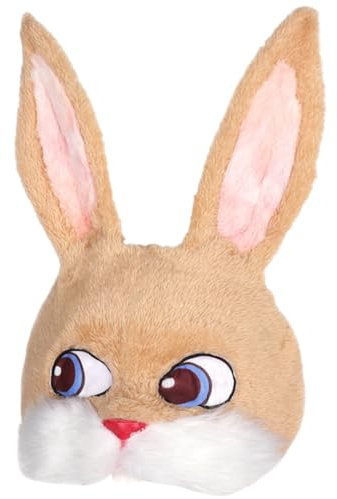 Vaguelly Bunny Masken Für Realistische Hasenmaske Fasching Halloween Karneval Tierkopf Cosplay Für Partys Und Festliche Dekoration