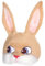 Vaguelly Bunny Masken Für Realistische Hasenmaske Fasching Halloween Karneval Tierkopf Cosplay Für Partys Und Festliche Dekoration