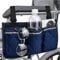 QUCUMER Borsa per Sedia a Rotelle Borsa di Stoccaggio per Bracciolo per Sedia a Rotelle Borsa Laterale per Sedia a Rotelle Impermeabile Borsa Sedia Rotelle con Tasche per Sedia a Rotelle Deambulatore