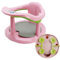 Asiento de Baño para Bebé | Sujeción con Ventosas Antideslizantes | Silla de Baño Ergonómica y Segura para Bebés | Ideal para Bebés Mayores de 6 Meses, (Rosa)