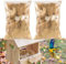 Material de cama de nido de pájaro, paja de seda, material de anidación de algodón, mezcla de material de anidación de canarios, anidación de mascotas para jaulas, jardines, árboles