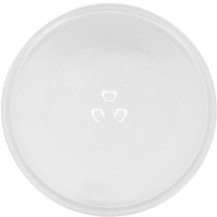 PRETYZOOM Bandeja De Vidrio Para Microondas Placa De Vidrio De Repuesto Duradera y Fácil De Limpiar