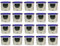 20 Pack – 600ml Lavender Scented Dehumidifiers Disposable – Moisture Absorber, Damp Absorber, Condensation Absorbers Dehumidifiers for Home, Kitchen, Bedroom, Office, Garage, Bathroom & Basement.