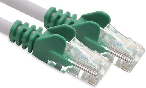 1CONN Câble réseau Câble CAT-6 RJ45 1x 10 m - croisé gris