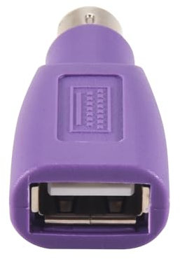 Orolotay Conector PS2 una USB, Adaptador de RatóN y Teclado de Computadora, Convertidor de Mouse y Teclado