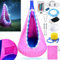 VEEKAY Hängehöhle,Pod Schaukelsitz mit LED,Pod Swing Seat mit Aufblasbarem Kissen,Schaukelstuhl,Tragbarer Hängesessel Schaukel,Hängehöhle
