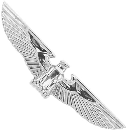 Gutol 2 Stück 3D-Metall-Adler-Totem-Autoaufkleber, Totem-Emblem für Motorhaube und Seitengitter