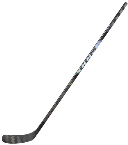 CCM Ribcor Trigger 10 Pro Chrome Youth Eishockeyschläger (48”, Flex 30, Biegung 28, Rechts)
