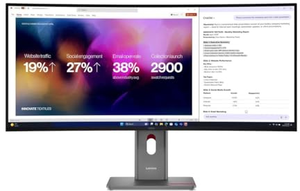 Lenovo ThinkVision P40WD-40 - LED-Monitor - gebogen - 101.6 cm (40) (39.7 sichtbar) - 5120 x 2160 5K @ 120 Hz - IPS - 400 cd/m² - 2000:1 - HDR10-4 ms - Thunderbolt 4, HDMI, DisplayPort