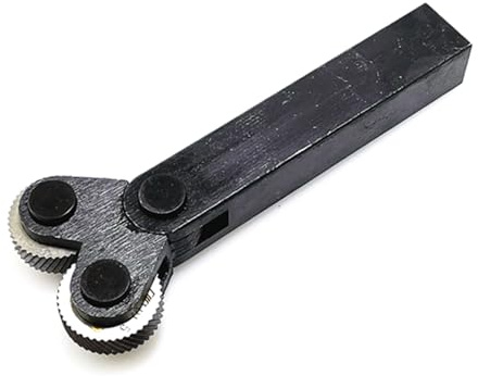 Rändelwerkzeug für Drehmaschinen, legierter Stahl, professionelle Heimwerker, Metallbearbeitungsprojekte, konsistente und attraktive Metalloberflächen, präzise gerade Rändelung