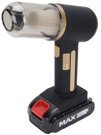 Vvikizy Aspirateur de Voiture Portable, Aspirateur à Main sans Fil à Moteur sans Balais de 20 000 Pa avec Batterie Rechargeable de 6 000 MAh et Filtre HEPA, pour Le Nettoyage de l