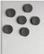 Blomus 66741 Set 6 Magnete schwarz Ø 2,5 cm Muro
