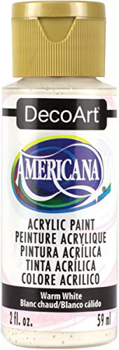 Deco Art Acrilico Americana dipingere 2 Once-Warm White/Semi-Opaque