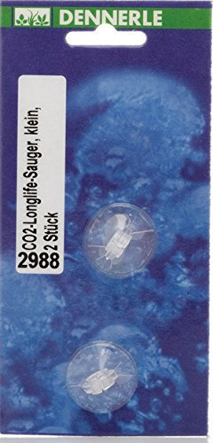 Dennerle 2988 CO2 Longlife-Sauger transparent, klein, 2 Stück