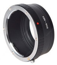 Leinox ad-s02 Adapterring für Canon Objektive EF auf Gehäuse Sony NEX schwarz