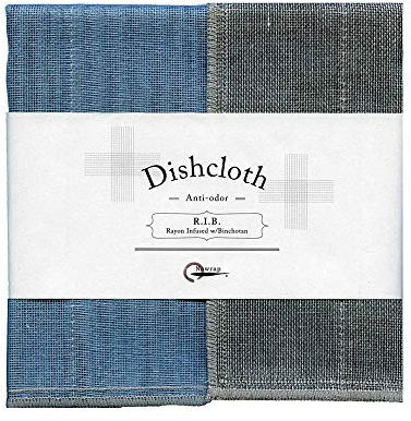 NaWrap Binchotan Dishcloth%¶ÝÏ% Naturally Antibacterial%¶ÝÏ% Aqua X Charcoal