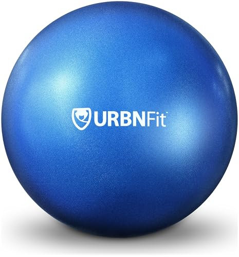 URBNFit Pilates Ball klein (23 cm) - Mini-Gymnastikball für Fitness, Yoga, Physiotherapie, Bauchmuskeltraining etc. - Inkl. Workout-Guide