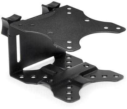 StarTech.com Thin Client Mount - Mini PC VESA Mount - Adjustable .7 to 2.8 - Under Desk Computer Mount - Mac Mini Monitor Mount (ACCSMNT), Black