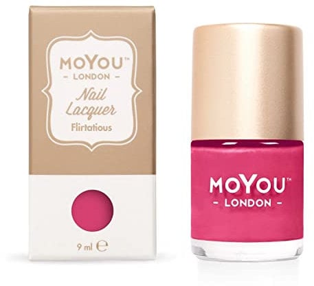 MoYou-London Premium Stamping Nail Polish, 9ml - Flirtatious