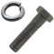 cyclingcolors Vite della Lama del Tosaerba con Rondella di Sicurezza, Filettatura 9.5mm 3/8 24UNF, 57mm