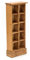 DESIGN DELIGHTS RUSTIKALES CD & BÜCHERREGAL Nature | 94x36x17 cm (HxBxT), Recyclingholz | Holzregal mit 10 Fächern, CD/Bücher Aufbewahrung | Farbe: 08 honigfarben gewachst