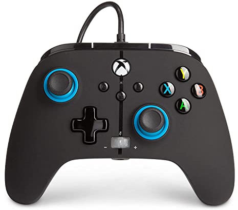 Controller cablato avanzato PowerA per Xbox – Note blu