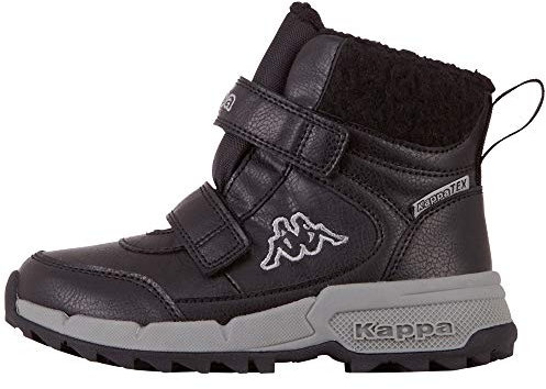 Kappa Unisex Kinder Stiefel Winterschuh gefüttert Schwarz 260906K, Schuhgröße:29 EU