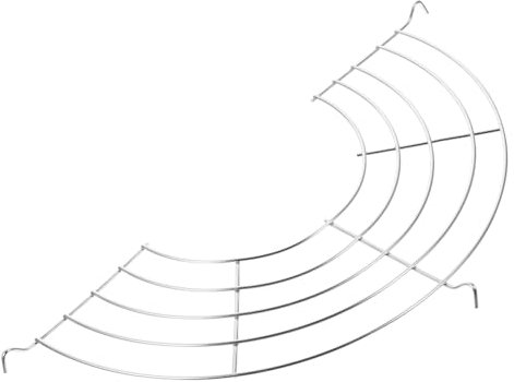 TOPBATHY Acciaio Inossidabile Per Sgocciolamento Rack Semi-circolare Per Frittura Cucina Resistente Alle Alte Temperature Design Pratico e Stile Casual Ottimo Per Tempura e Altri Cibi