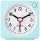 Jisile Reloj Despertador analógico, clásico analógico de Viaje con función de repetición y luz, Mini Despertador, tamaño Compacto, Reloj Despertador