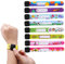 Identifikationsarmband für Kinder, notfall armband für kinder, Sicherheitsarmband, Anti-Verlust, für Kinder, wiederverwendbar, geeignet für Reisen, Spiele und Kinder (8 Stück)