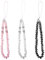 Jagowa Lot de 3 cordons de téléphone avec perles en cristal – Bracelets et breloques élégants pour femmes et filles, Cristal, Cristal