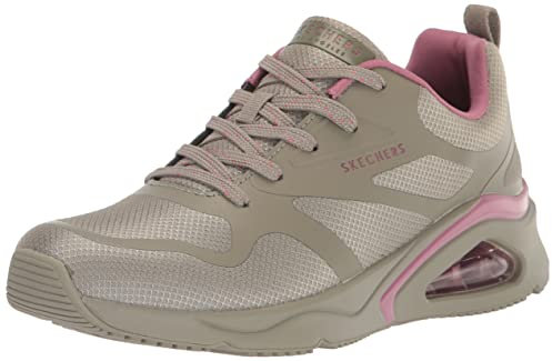 Skechers Damen Tres UNO-Modern AFF-air Sneaker, Grün, 39 EU