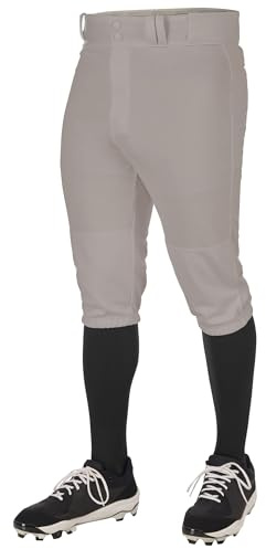 Champro Triple Crown 2.0 Baseball Knickers, Adult Medium, Grey