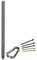 Galaxy Tab S6 S Pen, Lápiz óptico para Samsung Galaxy Tab S6 5G Lápiz Stylus 10.5 2019 T860 T865 T866 S Pen con Puntas de Repuesto (sin Bluetooth) (Gris)
