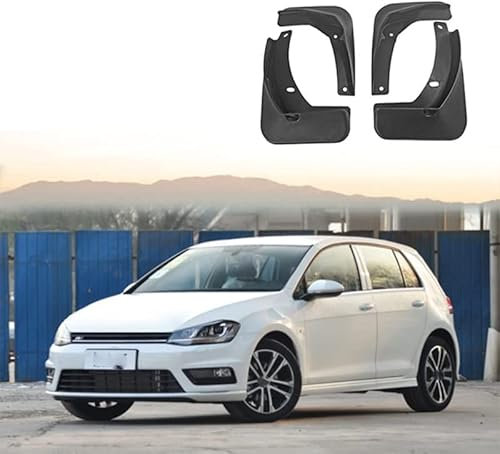 Auto Schmutzfänger für Golf 7 MK7 Rline GTI 2014-2019,Kotflügel Vorne und Hinten Spritzschutz Kit Zubehör (4 Stück),B/Glof-7-gti