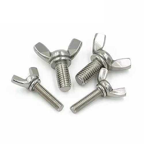 5stk M4×55mm Metric 304 Edelstahl Schmetterling Flügel Schrauben Daumen Schrauben