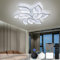 Smart LED Deckenleuchte Dimmbar, Kompatibel mit Alexa Google Home, Deckenlampe Wohnzimmer mit alexa steuerbar, 3000-6500K Deckenleuchte Für Schlafzimmer Wohnzimmer 9 Heads/Ø84cm/120W