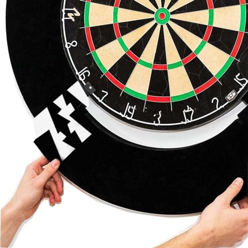 Dartscheibe Surround - Dartscheibe Wandschutz Board - Dart Ring - Tragbare Dartscheibe Wandschutz - Dartboard Surround Lightweight Eva Jigsaw Ring - Dart Board Wall Protector Ring