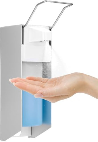 Toaren 500ML Seifenspender,Desinfektionsmittelspender Seifenspender Wand Seifenspender Wandbefestigung Shampoo Lotion Desinfektionsspender Handseifenspender für Küchen und Bad, Mehrweg Seifenspender