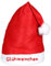 Alsino Witzige Weihnachtsmütze Nikolausmütze mit Spruch Sprüche Lustig - Weihnachtsmann Mütze rot mit Bommel Weihnachtsfeier Xmas Christmas Nikolaus, Motiv wählen:Glühweinchen