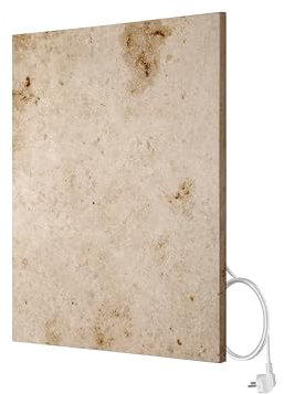 Marwona Marbre Pierre Naturelle Chauffage Infrarouge avec WiFi Thermostat I 500 W I Jura B-500 I Marbre Chauffage Infrarouge mural à économie d'énergie I 5 ans de garantieI2e choix avec défauts