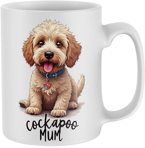 Cockapoo Mum Mug Puppy Owner Tea Coffee Cup Womens Christmas Stocking Filler Gift