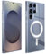 QiiStar für Samsung Galaxy S25 Ultra Hülle,Clear Handyhülle TPU Weiche Silikon Schutzhülle für Samsung Galaxy S 25 Ultra 5G [N52 Starke Magnete] - Transparent