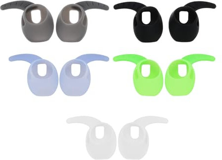 YINETTECH 5Pairs Silicone Ear Tips Hooks Anti-Slip Ear Covers Holder Wingtip Anti Scratches Eartip Accessories Compatible with Galaxy Buds 3 Earbuds(Multicolor)