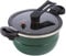 MEMEM Pressure cookerPressure cooker, 5.5L Pressure Cooker Non-Stick Pot with Glass Lid Pot Stew Pot Kitchen for Cooking, Soups, and Rice Recipes pot