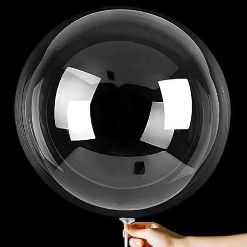 Bobo Klar Luftballons, 15pcs Bobo Ballons, Bobo Helium Ballons, Transparente Bobo Ballon, Bobo Klar Ballon, Kristall Blase Klars Balloon, Durchsichtige Luftballons, Bobo Luftballon