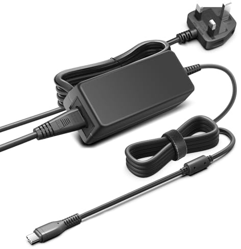 KFD PD3.0 GaN 65W USB C Charger Laptop Adapter for Dell Latitude 5440 3540 7440 HP Elitebook X360, Chromebook Samsung Galaxy Book Flex Ion 15.6 13.3 NP950QCG NP930QCG USB-C Power Supply Cable