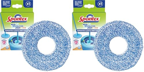 Spontex Recambio para sistema de fregado Aqua Revolution System (Paquete de 2)